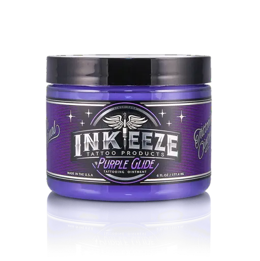 INK-EEZE Purple Glide Tattoo Ointment - 6oz