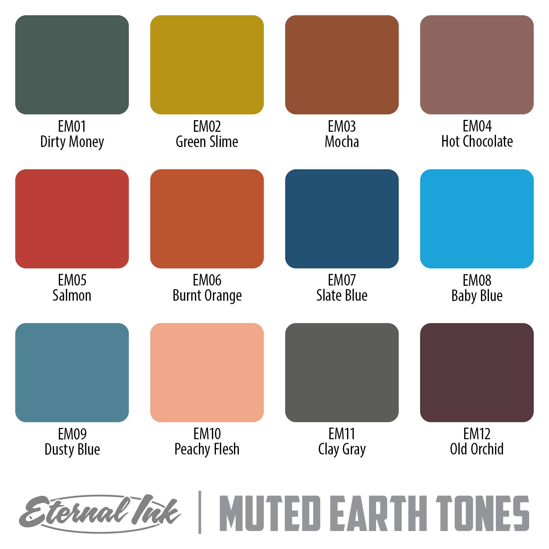 Baby Blue (Muted Earth Tones) - Eternal Ink
