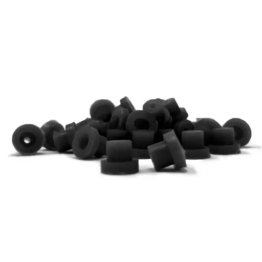 High Class Silicone Nipple NO Baffle - Black