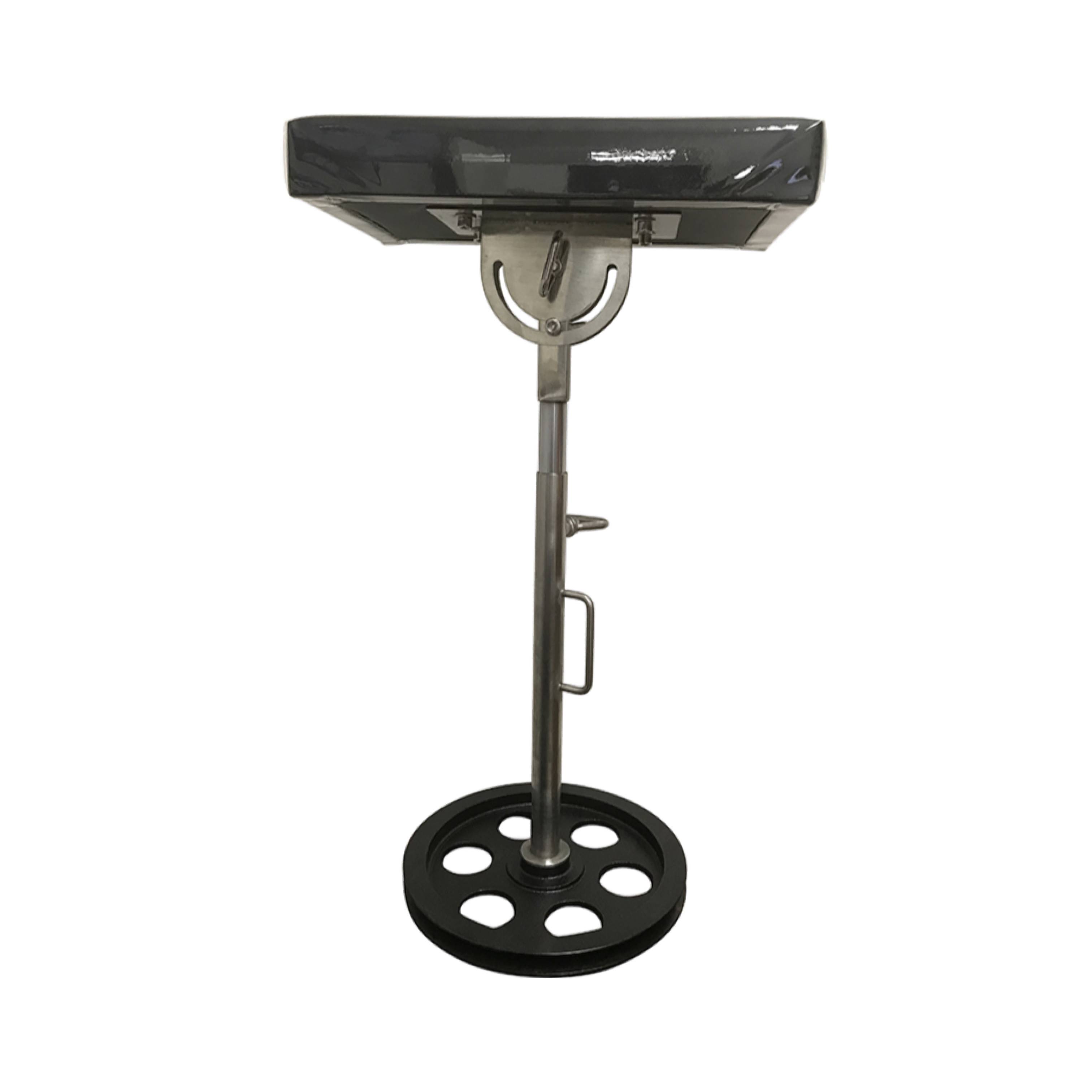 Heavy Duty Stainless Steel Arm Rest - Round Base
