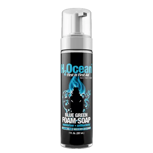 7oz Blue Green Foam Soap - H2Ocean