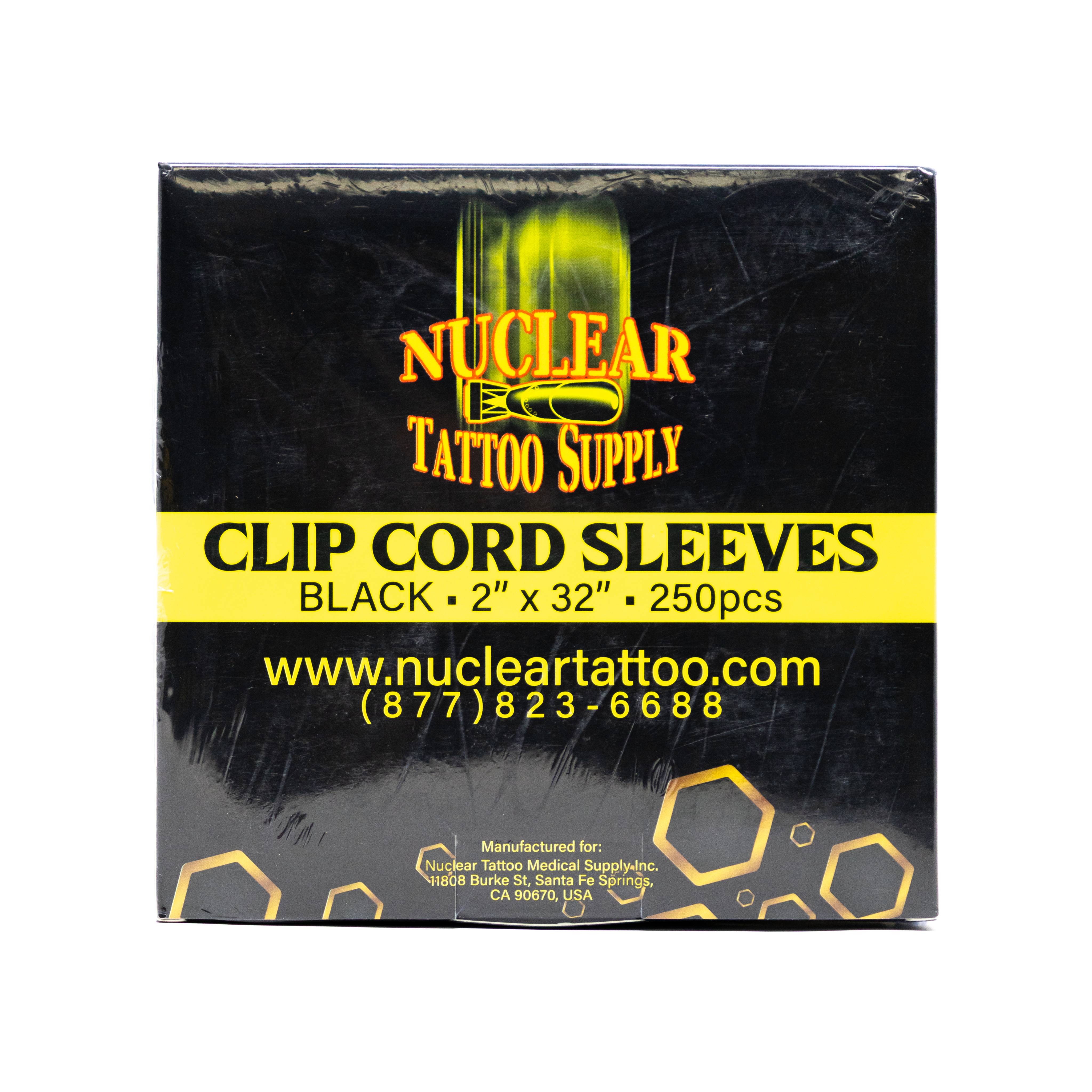 Clip Cord Cover Bag - Black
