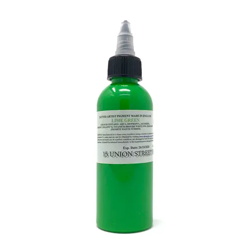 Lime Green Dermaglo Tattoo Ink