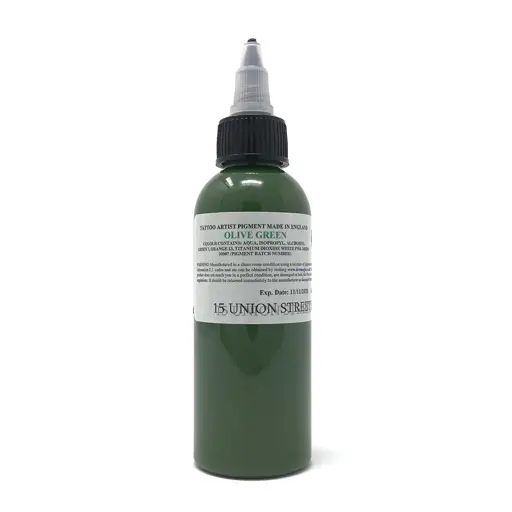 Olive Green Dermaglo Tattoo Ink