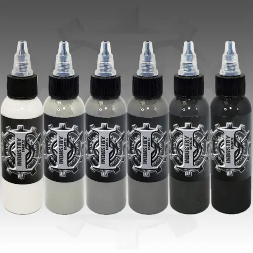 1oz Opaque Grey Set - Industry Inks