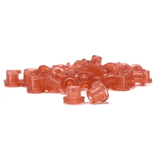 Rubber Hard Nipples - Red