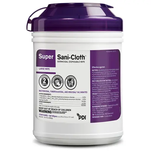 Super Sani-Cloth Disinfectant Wipes
