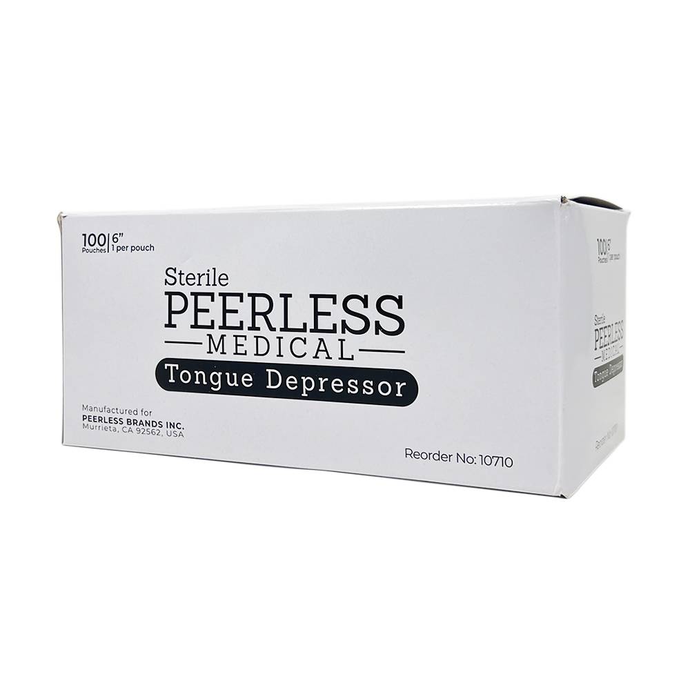 Senior Tongue Depressors Sterile (100pc/box)