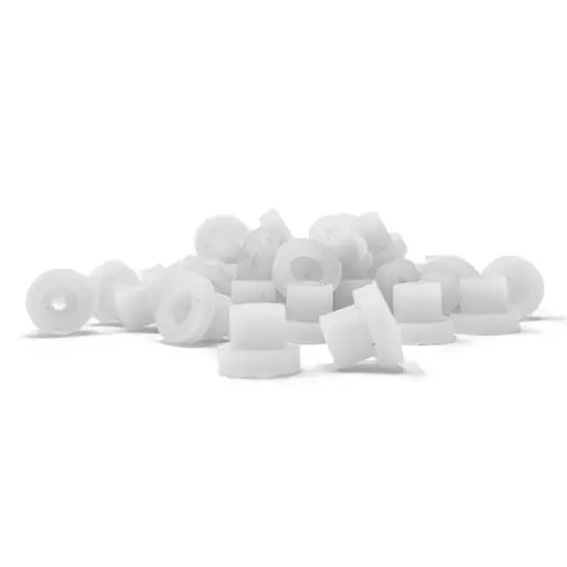 High Class Silicone Nipple NO Baffle - White